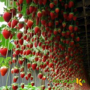 Клубника ампельная Анастасия купить по цене от 370р. в интернет-магазине «Посадика» с доставкой почтой в в Черепановое и по всей России – [изображение №1].